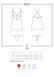 Сатиновий комплект для сну з мереживом Obsessive 828-CHE-1 chemise & thong L/XL, чорний, сорочка SO7172 фото 7