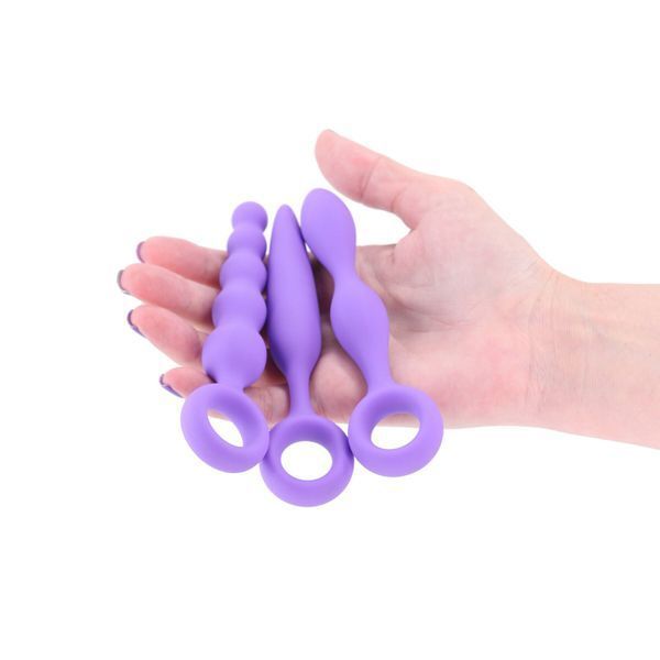 Набір анальних іграшок NS Novelties INYA - Trio Kit - Purple SX4351 фото