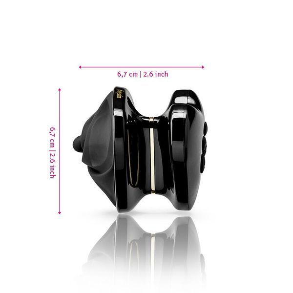 Вібратор для клітора з електростимуляцією Mystim Heart's Desire Black Edition SO8146 фото
