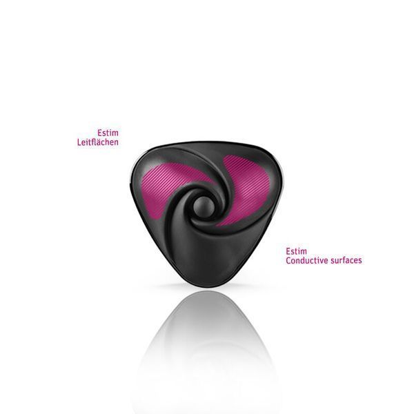 Вібратор для клітора з електростимуляцією Mystim Heart's Desire Black Edition SO8146 фото