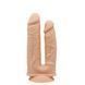 Фалоімітатор подвійний SilexD Double Gusto Flesh (Model 1 size 8" & 7"), двошаровий, силікон + Silexd SO5966 фото 1